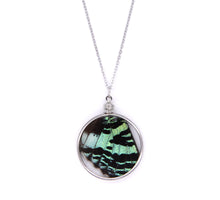 Load image into Gallery viewer, Double Sided Green Sunset Pendant