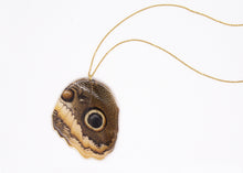 Load image into Gallery viewer, Owl Butterfly Wing Necklace