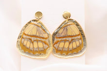 Load image into Gallery viewer, Stelenes Wing Earrings Gold Edge