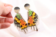 Load image into Gallery viewer, SUNSET MOTH GOLD POST EARRINGS