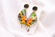 Load image into Gallery viewer, SUNSET MOTH GOLD POST EARRINGS