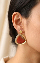 Load image into Gallery viewer, RED WING GOLD EARRINGS