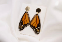 Load image into Gallery viewer, Whole Wing Earrings -  Top Monarch Wings