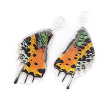 Load image into Gallery viewer, SUNSET MOTH FILIGREE EARRINGS
