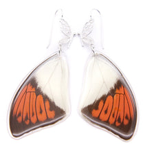 Load image into Gallery viewer, Filigree Earrings - Orange Tip Butterfly