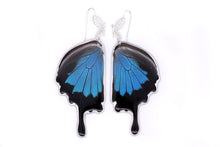 Load image into Gallery viewer, Blue Emperor Filigree Earrings
