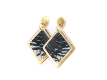 Load image into Gallery viewer, Geometric Leilus Earrings - Diamond Gold