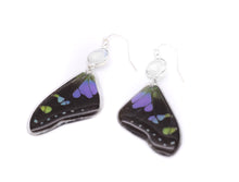Load image into Gallery viewer, Opalite Earrings - Purple Wings
