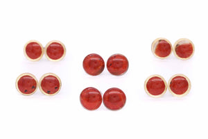 Red Wing Glass Studs
