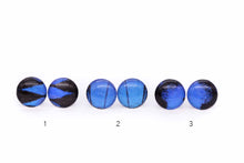 Load image into Gallery viewer, Blue Emperor Glass Studs