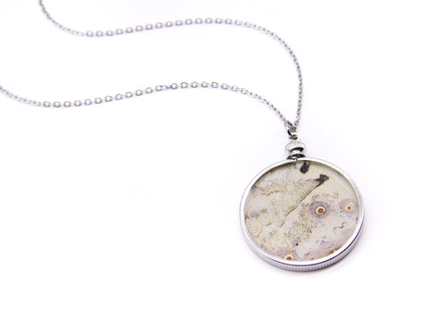 Double Sided Mother of Pearl Pendant