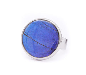 Small Round Ring - Blue
