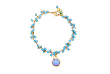 Load image into Gallery viewer, Cluster Chain Bracelet - Turquoise