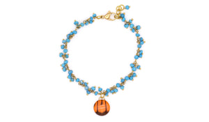 Cluster Chain Bracelet - Turquoise