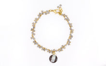 Load image into Gallery viewer, Cluster Chain Bracelet - Labradorite